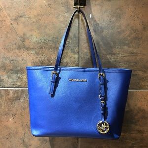 NWOT Cobalt blue Michael Kors tote! Gorgeous!!